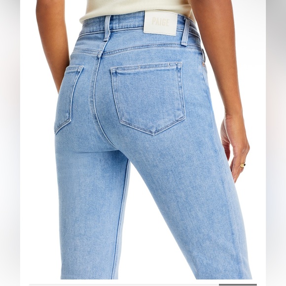 NWT PAIGE Cindy High Rise Ankle Straight Jeans Size 32 - Picture 2 of 14